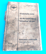 Hanomag auto ersatzteilliste gebraucht kaufen Hanomag auto ersatzteilliste gebraucht kaufen  Donaueschingen