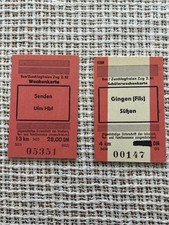 Alte fahrkarten deutsche gebraucht kaufen  Förderstedt
