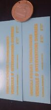 Decalcomanie decals pompier d'occasion  Lillers