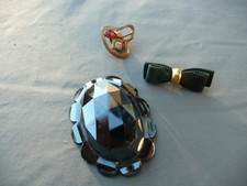 3 Decorato Antichi Lente Tessuto Metallo comprar usado  Enviando para Brazil