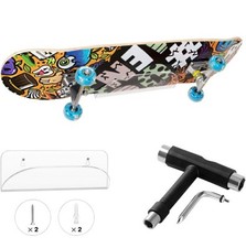 Suporte de parede acrílico para skate com 8 em 1 multi ferramenta para skate comprar usado  Enviando para Brazil
