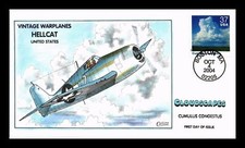 Usado, CLOUDSCAPES FDC VINTAGE WARPLANES HELLCAT COLLINS CAPA PINTADA À MÃO EUA comprar usado  Enviando para Brazil