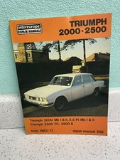 Triumph 2000 2500 for sale  PICKERING