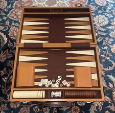 De Colección Chouette Backgammon Maletín Set Juego Plegable Estuche de Viaje Acolchado Grande segunda mano  Embacar hacia Mexico