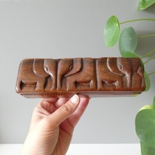 Hand carved elephants for sale  WESTBURY