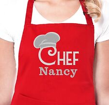 Chef embroidered personalised for sale  Shipping to Ireland