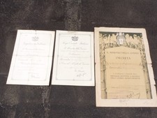Diplomi volontari 1915 usato  Viu