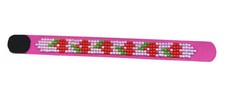 Pinkes kunstlederarmband klett gebraucht kaufen  Neukloster