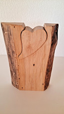 Herz holzscheit tisch gebraucht kaufen  Aurach