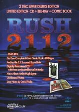 Rush - 2112 CD + 5.1 Audio Blu-Ray SUPER Deluxe.... - Full Size Magazine Advert comprar usado  Enviando para Brazil