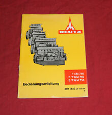 Betriebsanleitung deutz 8 gebraucht kaufen  Estorf