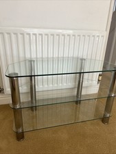 Corner glass chrome for sale  GUILDFORD