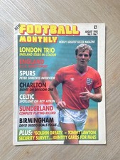 Football monthly. august for sale  RYE