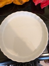 25cms white quiche for sale  NORWICH