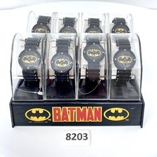 Usado, 1989 Batman Quintel Vintage 8 Relógio de Pulso CAIXA DE EXIBIÇÃO CONTADOR Novo Estoque Antigo comprar usado  Enviando para Brazil