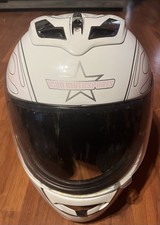 Capacete de motocicleta feminino Icon mainframe rosa chama tamanho pequeno comprar usado  Enviando para Brazil