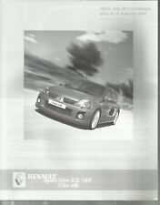 Prospekt renault clio gebraucht kaufen  Recklinghausen