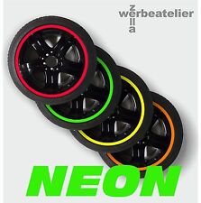Neon felgenrandaufkleber felge gebraucht kaufen  Nossen