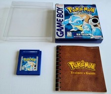 Pokemon Blue NTSC EUA MUITO BOM ESTADO primeira impressão na caixa genuíno Nintendo Game Boy 1999 comprar usado  Enviando para Brazil