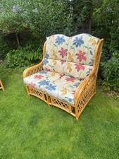 Cane sofa settee for sale  BEDALE
