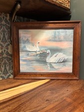 Vintage swan print for sale  Watkinsville