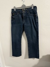 Jeans masculino Ariat vergalhão bota relaxada 34/30, usado comprar usado  Enviando para Brazil