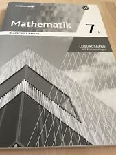 Mathematik lösungsband lehrer gebraucht kaufen  Linden
