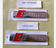 Usado, Original Audi s line Schriftzug Logo Zeichen Emblem   ( 2 Stück )  comprar usado  Enviando para Brazil