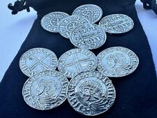 Usado, Moedas de prata Viking 5 x Vikings at York e 5 x centavo nórdico em bolsa de presente comprar usado  Enviando para Brazil