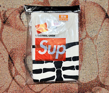 Supreme Hanes Bones Thermal Crew 1 pacote tamanho natural médio novo em folha comprar usado  Enviando para Brazil