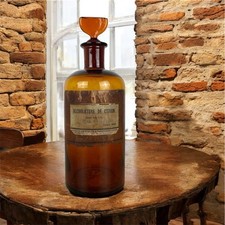 Antico barattolo flacone usato  Muggio
