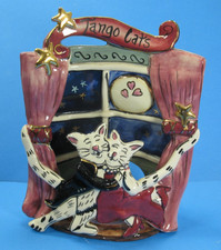 Suporte de vela Blue Sky Corp 2003 TANGO CATS Tea Lite pequenas cenas de amor comprar usado  Enviando para Brazil