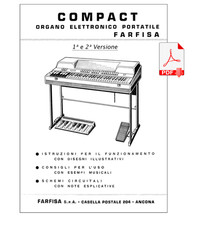 Farfisa compact manuale usato  Teramo