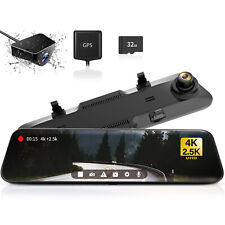 WOLFBOX G900 Espelho Dash Câmera 4K Dash Cam Frontal E Traseira Com Cartão Sd Grátis comprar usado  Enviando para Brazil