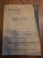 Original heidelberg 18 for sale  Massillon