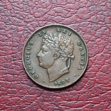 George 1827 copper for sale  DUMFRIES