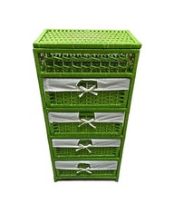 Mobiletto vimini verde usato  Napoli