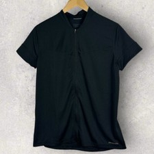 Camiseta de ciclismo Patagonia Crank Craft preta feminina tamanho grande bicicleta zíper completo G, usado comprar usado  Enviando para Brazil