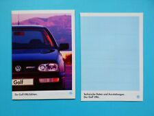 Prospekt / Katalog / Broschüre - VW Golf III - VR6 - Edition - 01/95 comprar usado  Enviando para Brazil