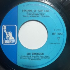 5th dimension sunshine for sale  POULTON-LE-FYLDE
