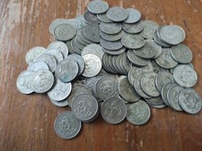 Lote De 100 Monedas Plata 25 Centavos Plata México Escala Gorra y Balance 1950-1953 segunda mano  Embacar hacia Mexico