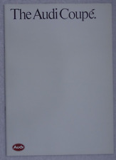 Audi coupe brochure for sale  BOURNEMOUTH
