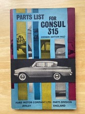 Parts list 1962 for sale  TELFORD