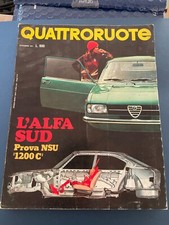 Rivista quattroruote dicembre usato  Canelli