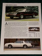 1986 chevy monte for sale  Melvindale