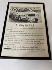 Framed original skoda for sale  WIGAN