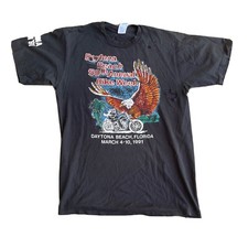 Camisa semana bicicleta praia Daytona vintage 1991 tamanho grande comprar usado  Enviando para Brazil