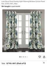 blue paisley curtains for sale blue paisley curtains for sale Vero Beach