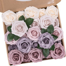 Fiori artificiali rosa usato  Roma