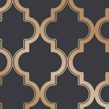 Papel de parede autoadesivo meia-noite e ouro treliça - Perfeito para interiores modernos comprar usado  Enviando para Brazil
